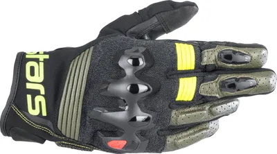 Obrázek produktu pro Rukavice na motorku Alpinestars Halo, černá/žlutá, XL