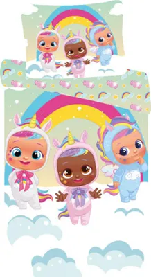 Obrázek produktu pro Povlečení do postýlky Cry Babies 01 100x135 40x60 cm 100% bavlna