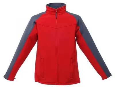 Immagine prodotto di Giacca softshell / giacca in pile Regatta Uproar da uomo FK537 (M) (rosso/grigio)