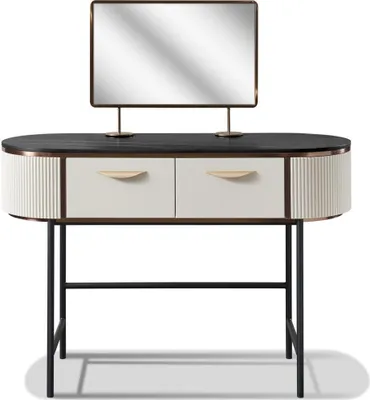 Produktbild von Designer Konsolen Schminktisch Kosmetik Tisch Spiegel Kommode Frisier Tische Neu