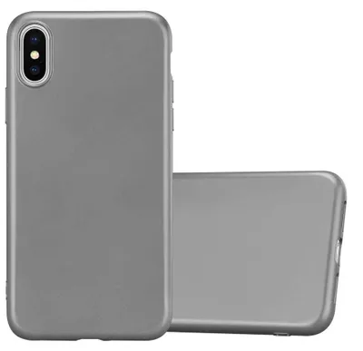 Immagine prodotto di Cadorabo custodia protettiva per Apple iPhone XS MAX in grigio custodia del telefono cellulare TPU custodia in silicone cover case
