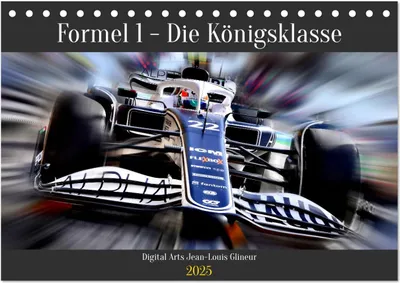 Produktbild von Formel 1 - Die Königsklasse (Tischkalender 2025 DIN A5 quer), CALVENDO Monatskalender