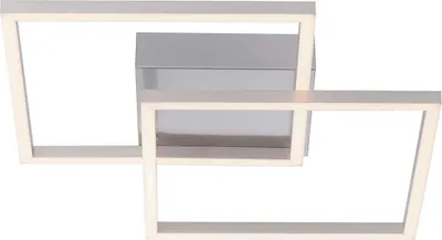 Obrázok produktu pre LED stropné svietidlo - farba niklu matná - oceľ - 35,9 x 35,9 cm - otočné