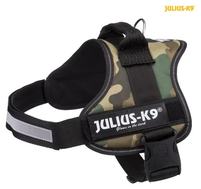 Obrázek produktu pro Trixie Julius-K9 silový postroj Barva: maskáčová, Určeno pro: M-L 58-76 cm