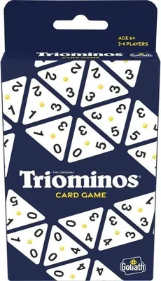 Produktbild von Triominos Kartenspiel, Gesellschaftsspiel, Goliath, Ab 6 Jahren, Kompakte Version