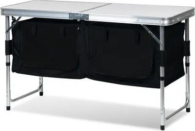 Image de Hengda Cuisine de camping Armoires de camping Armoire pliante Cuisine de camping Armoire à valises avec mécanisme pliant