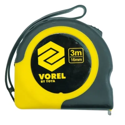 Produktbild von Gelb-schwarzes Maßband 7,5 m x 25 mm 10109 VOREL