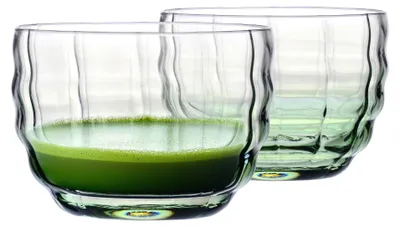 Zdjęcie produktu dla Zestaw 2 szklanek KROSNO do matcha latte i herbaty, pojemność 330 ml, kolekcja Matcha Moments