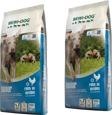 Produktbild von Bewi Dog Junior 2 x 12,5 kg