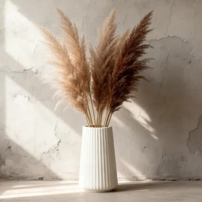 Blumenvase 12 cm, skandinavisches Design, Weiß