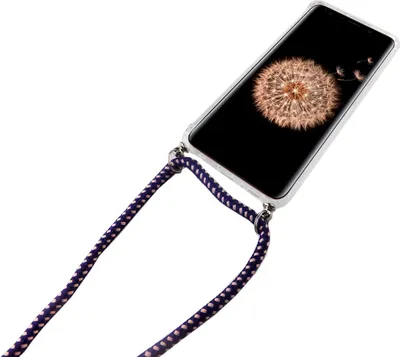 Produktbild von Handykette für Samsung Galaxy S9 - Smartphone Necklace Hülle mit Band - Schnur mit Case zum umhängen in Violett