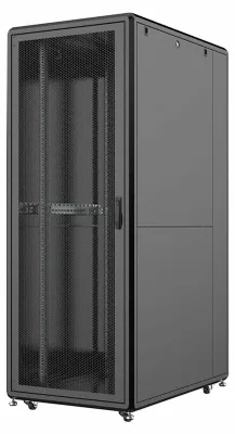 Obrázek produktu pro LOGON RSL42U812BL, Volně stojící rack, 42U, 600 kg, Zámek, Nastavitelné nohy, Vylepšená správa kabelů