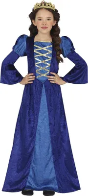 Immagine prodotto di Fiestas Guirca - Costume medievale per bambina FG1195 (116) (Blu)