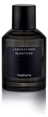 Produktbild von Laboratorio Olfattivo Vanhera, 100 ml, Bergamotte, Kardamom, Rosa Pfeffer, Sandelholz, Kaschmirhölzer, Zimt, Vanille, Bernstein, Moschus, Alcohol denat., parfum (fragrance), aqua (water), cinnamal, limonene, linalool., 1 Stück(e)
