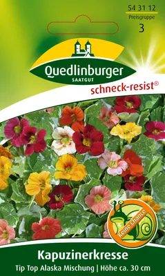 Produktbild von Kapuzinerkresse, Tip Top Alaska Mischung