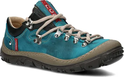 Produktbild von nagaba Wanderschuhe Damen Lederschuhe Trekkingschuhe Frauen, Türkis, 40