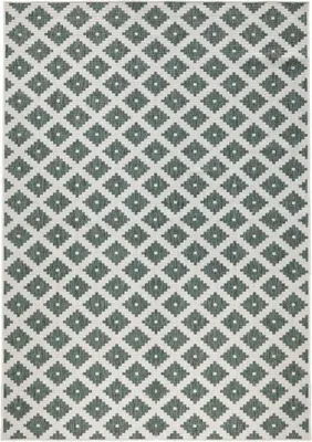 Zdjęcie produktu dla Chodnik zielono kremowy na taras, sznurkowy 80x350cm