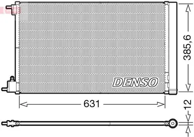 Produktbild von DENSO DCN20039 Kondensator Klimaanlage Klimakondensator für OPEL INSIGNIA Caravan +Trockner