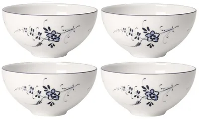 Immagine prodotto di Villeroy & Boch, set da 4 ciotole per dessert della collezione Vieux Luxembourg, in porcellana, diametro 11 cm