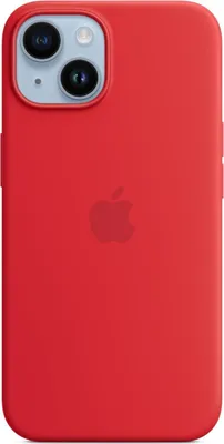 Produktbild von Apple iPhone 14 Hülle - Silikon - Soft Case, Backcover - Rot