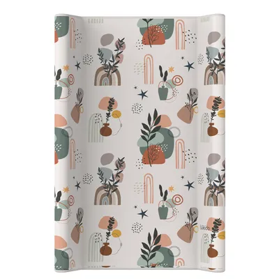 Imagen del producto de Kikido Cambiador Bebe 50x70 cm - Colchoneta Cambiador Impermeable con Bordes - Naturaleza