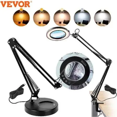 Obrázok produktu pre LED lupa do kancelárie – 5-násobné zväčšenie – 5-stupňové stmievanie – stabilná podstava