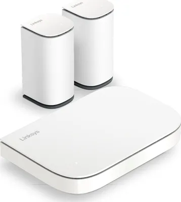 Immagine prodotto di Linksys Velop Micro Mesh 6 - Router - WiFi 6 - Dualband - Mesh WLAN - 3000 Mbps - Confezione da 3 - Bianco
