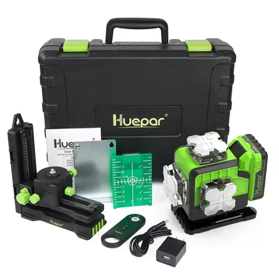 Zdjęcie produktu dla Niwelator laserowy Huepar, projekcja 16 linii, technologia samopoziomowania, P04CG