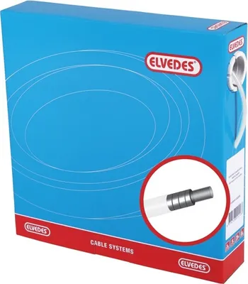 Produktbild von ELVEDES Bremszugaußenhülle Ø 4,9 mm weiß, 30 m, mi