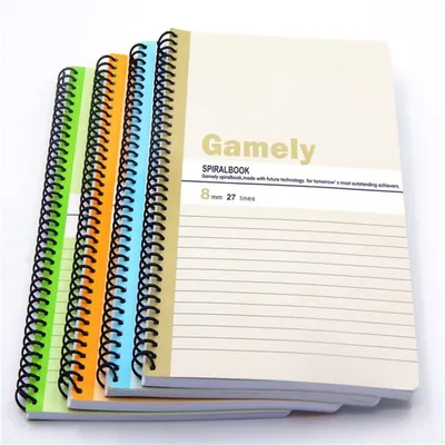 Immagine prodotto di Quaderno A5 con spirale, 120 pagine, confezione da 4
