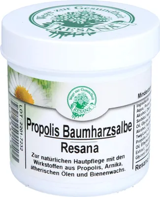 Produktbild von Propolis Baumharzsalbe Resana zur natürlichen Hautpflege, 100 ml Salbe