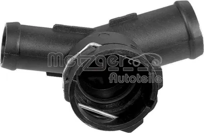 Produktbild von METZGER 4010127 Kühlmittelflansch für VW GOLF VI (5K1) Wasserflansch