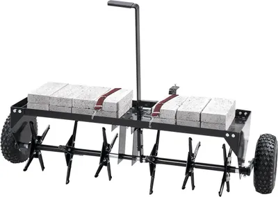 Zdjęcie produktu dla 40-calowy aerator z uniwersalnym zaczepem Aerator do trawników z zaczepem