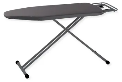 Obrázek produktu pro Žehlicí prkno SensaHome - Skládací žehlicí prkno se stojanem na žehličku - 120 × 38 cm - tmavě šedé