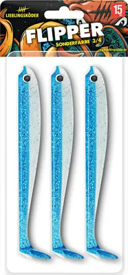Produktbild von Lieblingsköder 15cm - 3 Gummifische, Farbe Lieblingsköder:Flipper