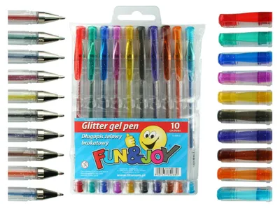 Immagine prodotto di Penna gel glitterata 10 colori Fun&Joy