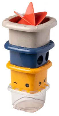 Image de ToloJouets pour le bain Gobelet à empiler durablement éducatif 4 pièces
