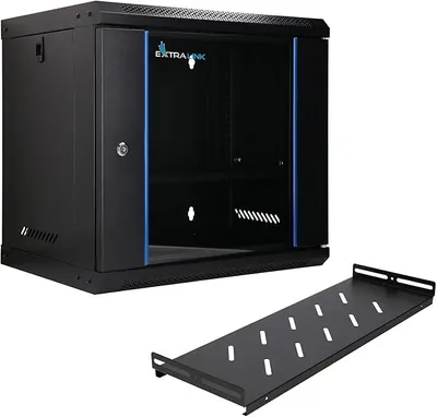 Produktbild von Extralink Serverschrank 19 Zoll 9HE 530×400 inkl. praktischer Regale