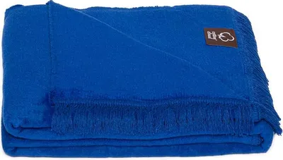 Produktbild von UMIPLED | Kuscheldecke, Sofaüberwurf Decke, Dicke Sofadecke, Couchdecke, Flauschige, Wohndecke für Couch, 150x200cm, 430gsm - Indigo