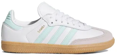 Produktbild von adidas Samba OG White Semi Flash Aqua (GS) - EU 35.5