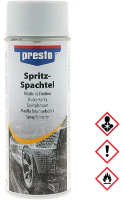 Obrázek produktu pro Presto finish akrylátový sprej s plnidlem ve spreji s dobrou stříkací silou 400 ml