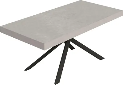 Obrázek produktu pro Rozkládací stůl 200/460x90 cm Niket cashmere antracitové nohy