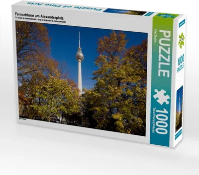 Produktbild von Calvendo Fernsehturm am Alexanderplatz 1000 Teile Puzzle quer 640x480mm, Bruhn Olaf; 7403462