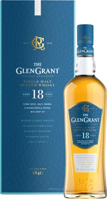 Produktbild von Glen Grant 18 Years + Box 700ml 40% Vol.