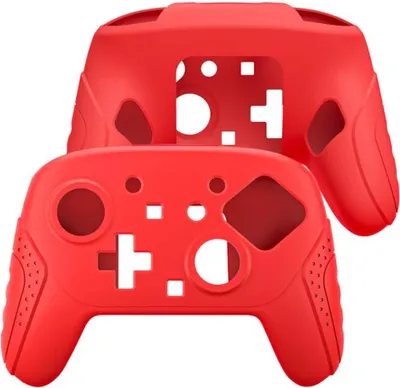 Image de Pour Nintendo Switch 2 Housse en silicone antidérapante pour manette de jeu pro Rouge