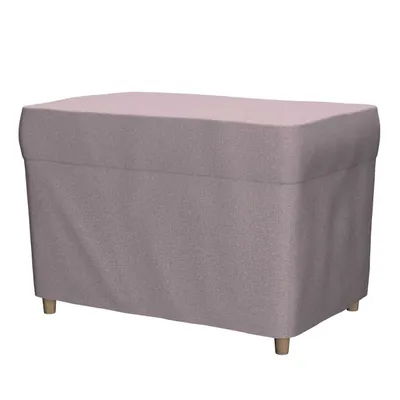 Produktbild von Dekoria Bezug für Fußhocker Strandmon, rosa,