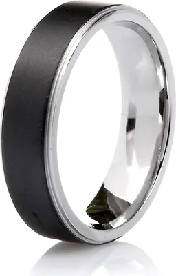 Produktbild von Karisma Edelstah Ring Schwarze Beschichtung Matt JZ3751 Männerschmuck - 62 (19.7)