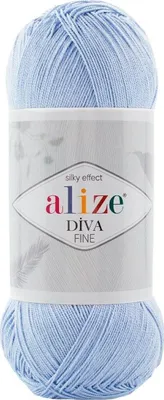 Immagine prodotto di Filato DIVA FINE - 100 g, 600 m - Blu