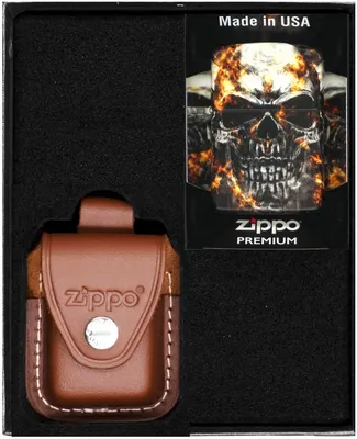 Obrázek produktu pro Sada zapalovačů ZIPPO SMOKEY SKULL DESIGN dárek No2