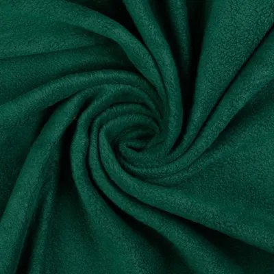 Produktbild von Polarfleece Antipilling ARTHUR Tannengrün uni, ca. 261 g/m², ca. 0,5 m lang, ca. 1,53 m breit, Stoffe Meterware, 100 % Polyester
